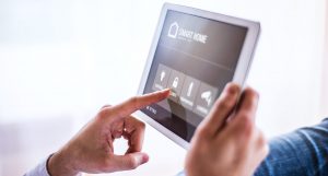 Bediening slimme verlichting via tablet